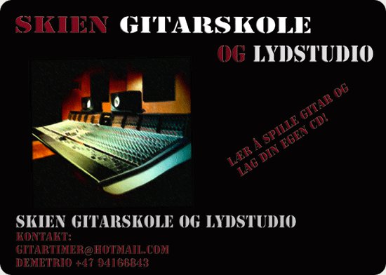 SKIEN GITARSKOLE OG LYDSTUDIO